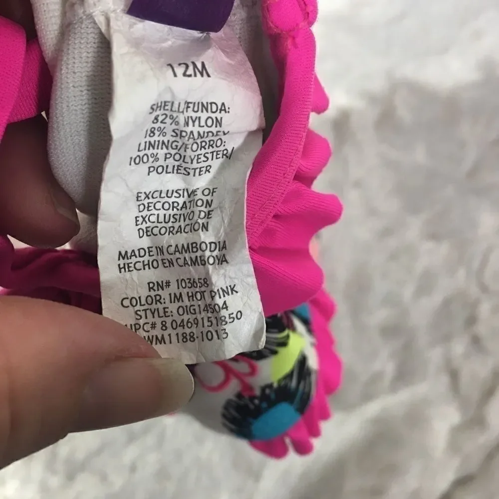 Op ocean pacific colorful leopard print swimsuit